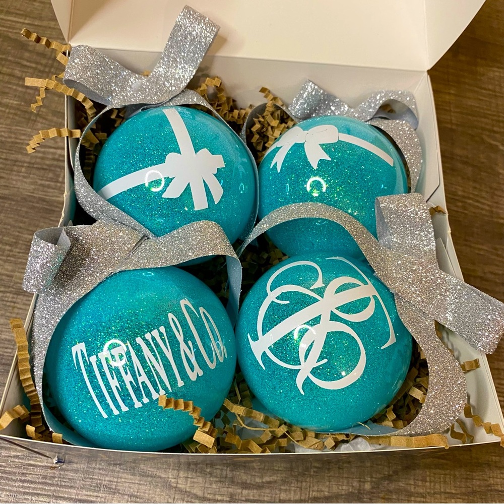 Hand Crafted Customized TC Inspired Christmas Tree Ornaments Bulbs
